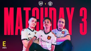 Arsenal v Man Utd  eFootball Championship Pro 🎮  Highlights [upl. by Garcon]