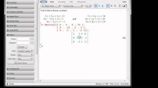 Maple  Solving linear systems using elimination [upl. by Socher646]