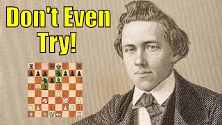 This Guy Tried to Play Like Morphy Against Morphy [upl. by Sheilah318]