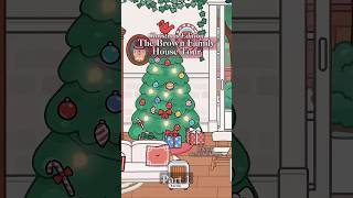 Brown Family House Tour  Christmas Edition  Part 1🎄🎅 hometour tocaboca [upl. by Acirred]