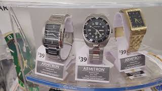 at Walmart Armitron that looks like a Seiko Casio watches Timex watches [upl. by Polito]