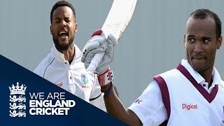 Brathwaite And Hope Score Hundreds As WI Take Control  England v West Indies 2nd Test Day Two 2017 [upl. by Samoht]