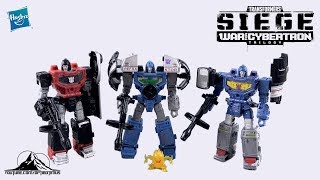 Transformers Siege REFRAKTOR RECONNAISSANCE TEAM 3PACK Video Review [upl. by Hathaway394]