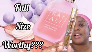 🍬New Kayali Vanilla Candy Rock Sugar Review newrelease hudabeauty shopping perfume unboxing [upl. by Delbert841]