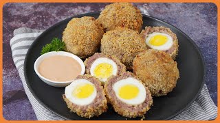 Scotch Eggs Recipe Air Fryer [upl. by Sixel]