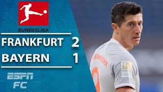 Eintracht Frankfurt hand Bayern Munich 3rd loss of the season  ESPN FC Bundesliga Highlights [upl. by Allicerp889]