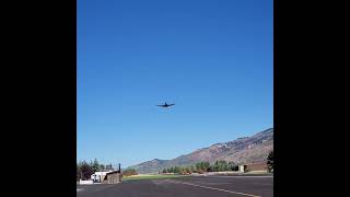 wyoming stuff  Pilatus PC12 takeoff 🤠🤙🤙 mountains [upl. by Quarta462]