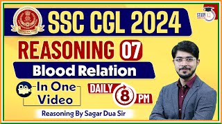 SSC CGL 2024  Blood Relation CGL 2024 Reasoning Classes  Reasoning By Sagar Sir 7 [upl. by Ghassan966]