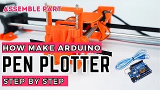 Arduino CNC Pen Plotter Part 1 චිත්‍ර අදින රොබෝ Assemble Video  Drawing amp Writing Machine slcnc [upl. by Suciram745]