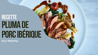 Recette Pluma de porc ibérique [upl. by Akiria255]