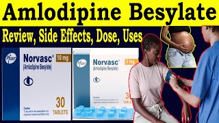 Amlodipine Besylate 10 mg 5 mg Per Tablet  review Norvasc 10 mg 5 mg Tablet  Uses Side Effects [upl. by Akimahs335]