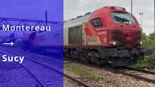 CabRide Montereau → SucyBonneuil en E4000 ETCS [upl. by Oine]