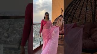 Maine pheli baar pheni saree minivlog youtubeshorts [upl. by Ahsoik230]