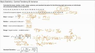 Basic Statistics  Part 2 [upl. by Arihaz491]