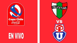 Palestino 05 Universidad de Chile en vivo Copa Chile [upl. by Salina]