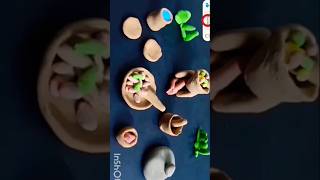 Village clay pots🍽🏺clayart village youtubeshorts [upl. by Najtsirk]