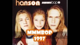 Hanson  MMMBop 1st version 1996  fame version 1997 [upl. by Netta133]