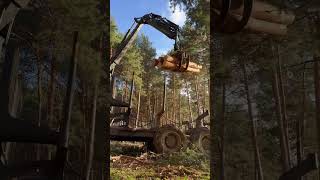 Agility and precision Technology forwarder 1510Gforest harvester forward viralvideo lumberjack [upl. by Anid]