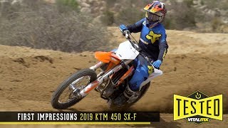 First Impressions 2019 KTM 450 SXF [upl. by Barnaby163]