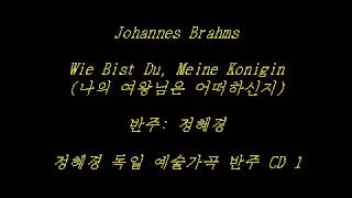 Brahms  Wie Bist Du Meine Konigin 나의 여왕님은 어떠하신지  Accompaniment [upl. by Ajile]