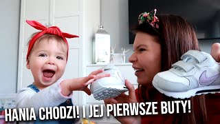 HANIA CHODZI I JEJ PIERWSZE BUCIKI [upl. by Rebor]