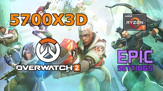 OVERWATCH 2 RODANDO NO RYZEN 7 5700X3D  RTX 3070  ÉPICO  1080p [upl. by Franza]