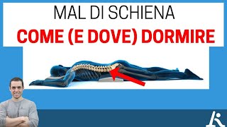 Mal di schiena come e dove dormire [upl. by Coreen39]