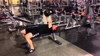 Flat Dumbbell Bench Press with Dr Seedman [upl. by Teodoor]