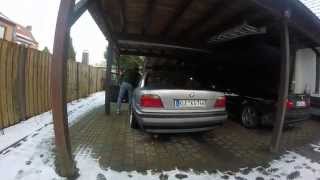 BMW e38 740i Straight pipes  cold start [upl. by Alejandra]