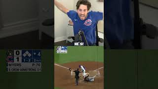 Cubs Fan Reacts to Brewers Game [upl. by Nomit]