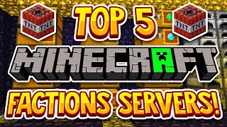 TOP 5 NEW FACTIONS SERVERS IN 2023 BEST Minecraft Factions Servers In 2023 Java amp MCPE [upl. by Shafer644]