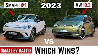 Smart Hashtag 1 vs VW ID3 The 2023 EV Result No One Saw Coming  Which Ride [upl. by Rennug594]