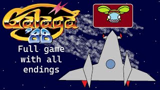 Longplay Galaga 88  full playthrough with all endings with commentary [upl. by Yarb]