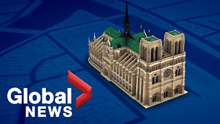 Virtual tour of Notre Dames storied architecture [upl. by Ellertnom814]