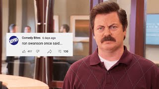 Ron Swanson Once Said YOUR Favourite Ron Swanson Quotes  Parks and Recreation  Comedy Bites [upl. by Ylrebmic]