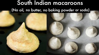 South indian macaroon  Macroon recipe  Cookie recipe  Snacks recipe  Biscuit recipe [upl. by Mareld524]