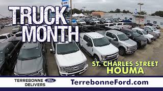 Its Truck Month at Terrebonne Ford Take 10k off a new Ford F150 plus get 19 APR for 72 months [upl. by Merlina]