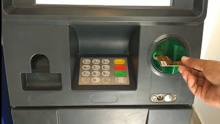 ATM machine use how to withdraw money in English [upl. by Deppy610]