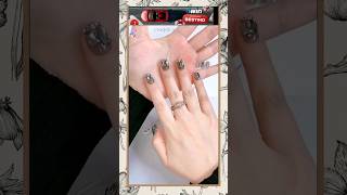 3D Diamond fake Nails💎  Meesho nail extension 💅 Unboxing amp review fakenails viralshorts [upl. by Faxan829]