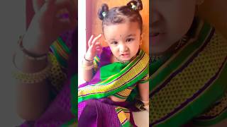 Ganulya Maza Distoy Chan 🙏🏻🌺🥰 shorts trending viralvideo ganpati status [upl. by Nyvlem]