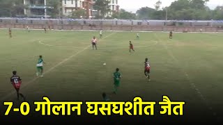 South Goa UC Dominates Pax of Nagao in GFA U15 Div 1 LeagueGOA365 [upl. by Nuhsyar]