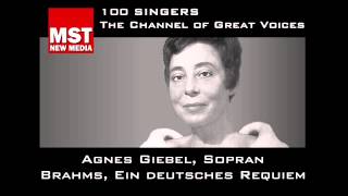 100 Singers  AGNES GIEBEL [upl. by Volnay]