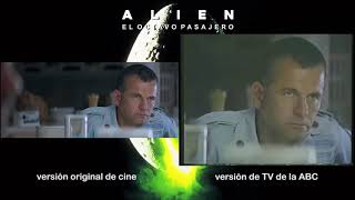 Alien El Octavo Pasajero  Theatrical vs Versión de TV  Comparación [upl. by Parnas]