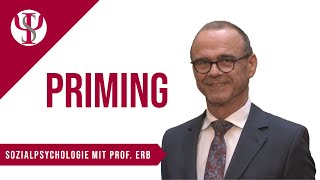 Priming  Psychologie mit Prof Erb [upl. by Fowler119]