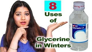 8 Amazing uses of Glycerin in winters ग्लिसरीन के फायदे [upl. by Joerg]