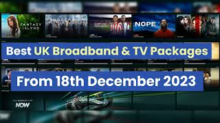 TV amp BROADBAND BUNDLES COMPARE  BEST DEALS FROM 18TH DECEMBER 2023 [upl. by Nelg419]