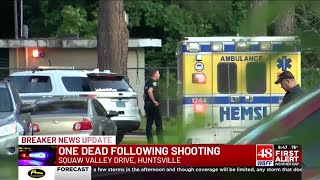 One dead following shooting on Squaw Valley Dr in Huntsville [upl. by Atews]