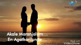 Arikathilelum manatharilund akale marannalum [upl. by Inalem]