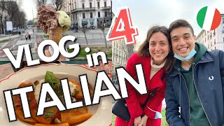 Learn Italian with Vlogs Pasta Gelato and lots of fun itaeng subs [upl. by Kirat]