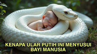 Kenapa Ular Putih Ini Menyusui Dan merawat Bayi Manusia [upl. by Relyks465]